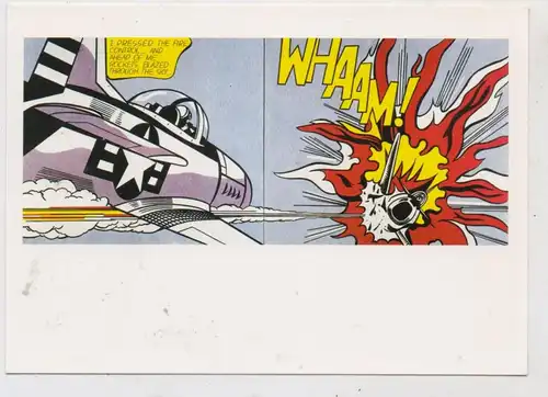 KÜNSTLER - ARTIST -ROY LICHTENSTEIN, "WHAAM"