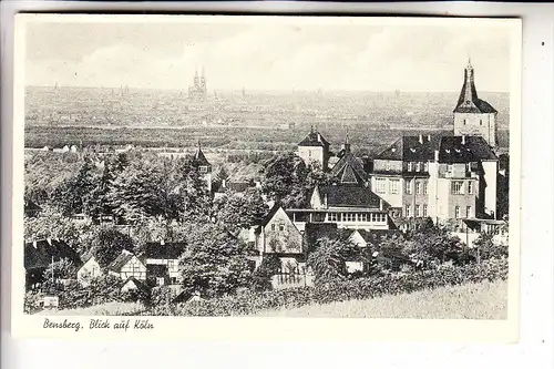 5060 BERGISCH GLADBACH - BENSBERG, Blick auf Köln, 1952