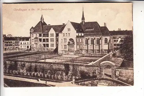 4150 KREFELD - UERDINGEN, St. Josefshaus, 1920