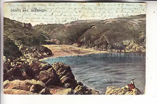 UK - ENGLAND - CHANNEL ISLAND - GUERNSEY, Saints Bay, 1907