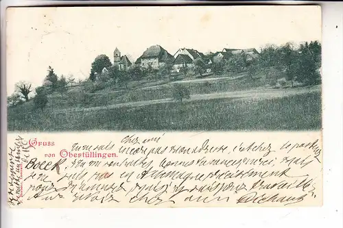 7850 LÖRRACH - OBERTÜLLINGEN, Gruss aus...1900, Eckknick