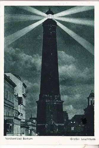 LEUCHTTURM / Lighthouse / Vuurtoren / Phare / Fyr / Faro - BORKUM, gr. Leuchtturm