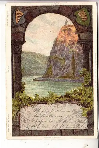 5423 LORELEY, Künstler-Karte 1899