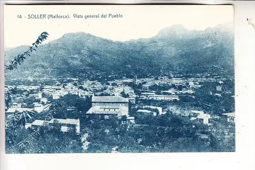 E 07100 SOLLER, Vista general del Pueblo