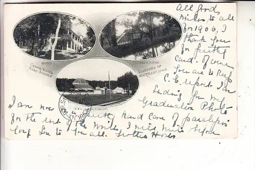 USA - IOWA - WATERLOO, multi view 1906