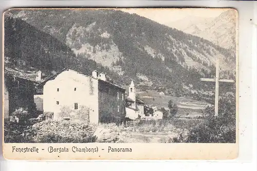 I 10060 FENESTRELLE / Torino, Panorama, ca. 1905, undivided back