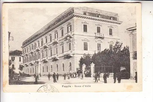 I 71100 FOGGIA / Foggia, Banca d'Italia, 1918, Amb. Foggia-Napoli, TPO, Ambulant, Bahnpost