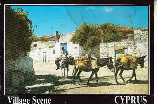CYPRUS / ZYPERN, Village scene