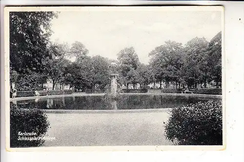 7500 KARLSRUHE, Schlossplatz Anlage, 1932