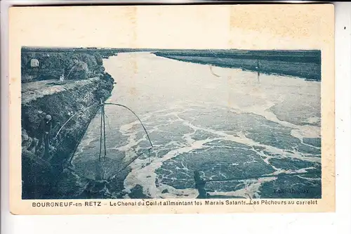 F 44580 BOURGNEUF-EN_RETZ, Les Marais Salants, Salzgewinnung / Salt