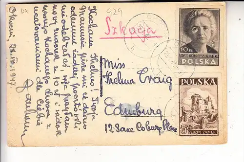 UKRAINE - LWIW / LWOW / LEMBERG, Universität, 1947 Polnische Frankatur OKOCIM