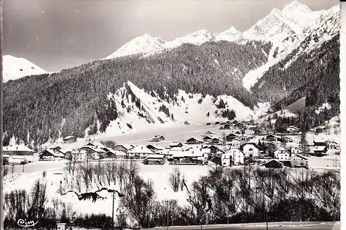 F 74170 LES CONTAMINES MONTIJOIE, Vue generale, CIM-Macon, 1953