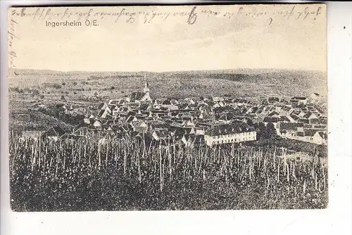 F 68040 INGERSHEIM, Panorama, 1915, deutsche Feldpost