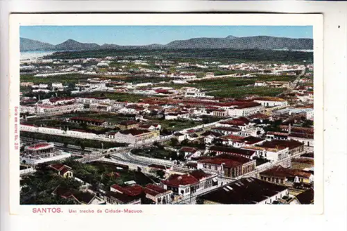 BRASIL / BRASILIEN - SANTOS, Um trecho da Cidade-Macuco