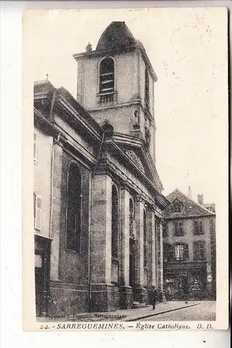 F 57200 SARREGUEMINES / SAARGEMÜND, Eglise Catholique, 1926