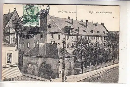 5040 BRÜHL, Kgl. Lehrer Seminar, 1911