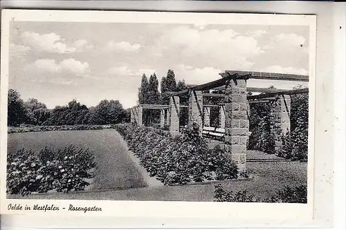 4740 OELDE, Rosengarten, 1956, Bahnpost Köln - Hannover