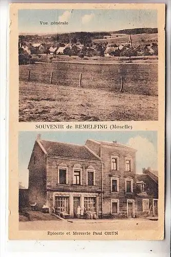 F 57200 REMELFING / REMELFINGEN, Epicerie & Mercerie Paul Grün