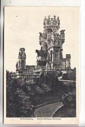 4600 DORTMUND - HOHENSYBURG, Kaiser-Wilhelm-Denkmal, 1926