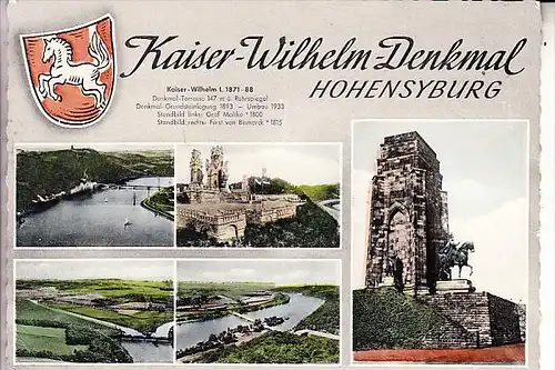 4600 DORTMUND - HOHENSYBURG, Kaiser-Wilhelm-Denkmal, 1962