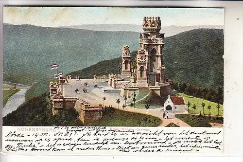 4600 DORTMUND - HOHENSYBURG, Kaiser-Wilhelm-Denkmal, 1906