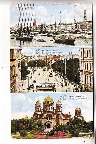 LETTLAND - RIGA, Mehrbild 1930