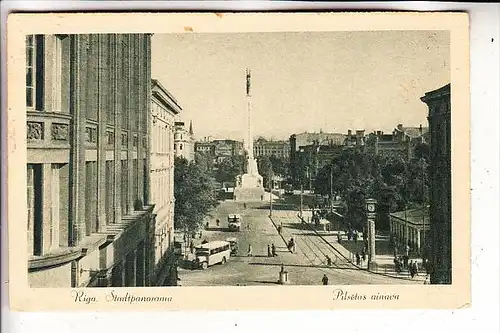 LETTLAND - RIGA, Stadtpanorama, 1944, Russische Feldpost, Zensur