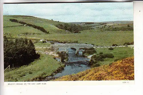 UK - DEVON - DARTMOR, Bellever bridge, Dart River