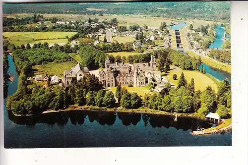 UK - SCOTLAND - INVERNESS - FORT AUGUSTUS ABBEY, air view