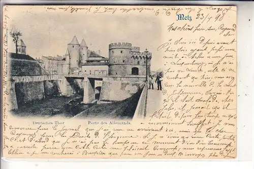 F 57000 METZ, Deutsches Tor, 1898, Bernhoeft-Lux.