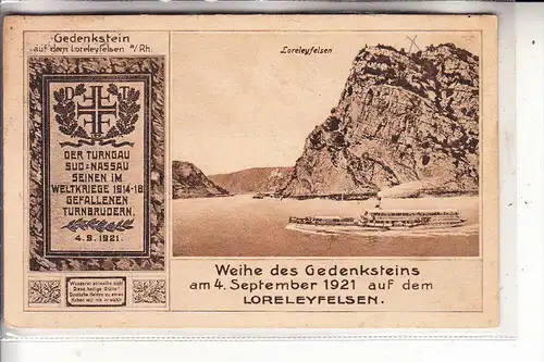 5423 LORELEY, Weihe des Gedenksteins, 4.Sept. 1921