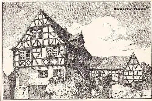 6254 ELZ, Bausche Haus, 80 j. Stiftungsfest Männergesangverein Germania-Liederblüte, 1924