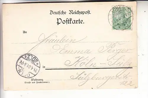 5100 AACHEN, Elisenbrunnen, 1901, color