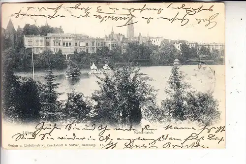 2400 LÜBECK, Mühlenteich, 1903, Knackstedt & Näther