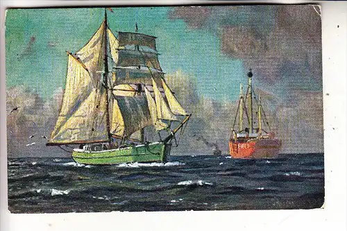 LEUCHTTURM / Lighthouse / Vuurtoren / Phare / Fyr / Faro - Feuerschiff ELBE 3, kl. Randmängel