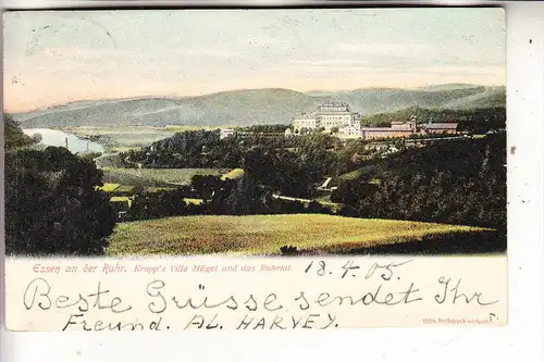 4300 ESSEN - BREDENEY, Villa Hügel, Krupp, 1905