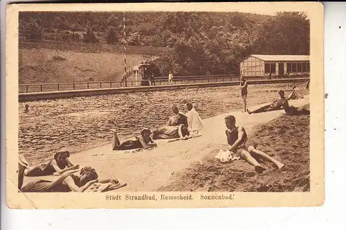 5630 REMSCHEID, Städt. Strandbad, 1919, Knick