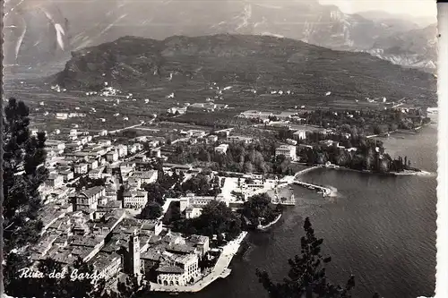 I 38066 RIVA del Garda, Lago di Garda, Luftaufnahme, 195..