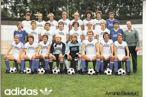 SPORT - FUSSBALL - ARMINIA BIELEFELD, Mannschaft 1980/81