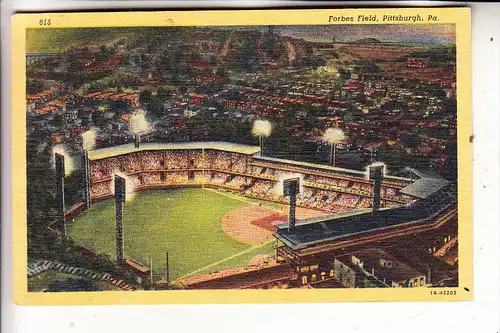 SPORT - BASEBALL - Pittsburg, Forbes Field