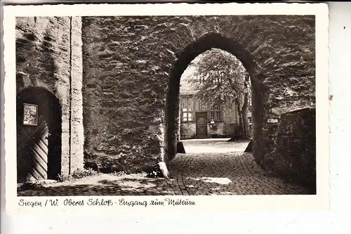 5900 SIEGEN, Oberes Schloß, Eingang zum Museum