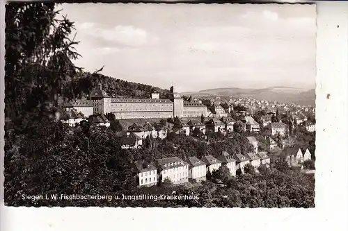 5900 SIEGEN, Charlottental,Fischbacherberg und Jungstilling Krankenhaus, 1956