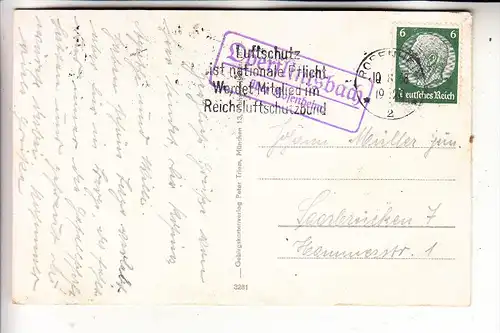 8204 BRANNENBURG, Mehrbildkarte, Landpoststempel "Oberflintsbach über Rosenheim", 1938