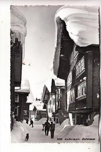 CH 6490 ANDERMATT UR, Dorfstrasse, 1952