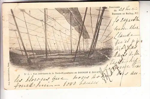 ZIRCUS - CIRCUS - Barnum & Bailey, Tente-Hippodrome, 1902