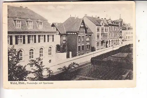 5650 SOLINGEN - WALD, Poststrasse & Sparkasse