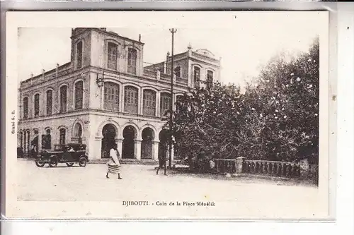 DSCHIBUTI / DJIBOUTI - Coin de la Place Menelik