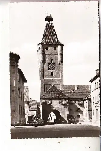 7950 BIBERACH, Ulmer Tor, Landpoststempel "14b Biberach-Jordanbad", 1957