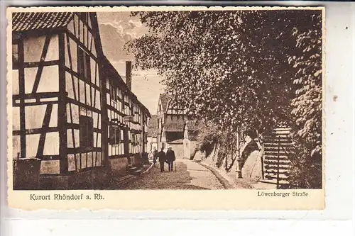 5340 BAD HONNEF - RHÖNDORF, Löwenburger Strasse