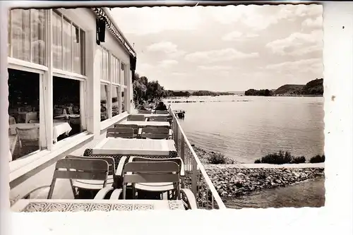 5340 BAD HONNEF - RHÖNDORF, Rheinhotel Bellevue, Die Rheinterrassen, 1955
